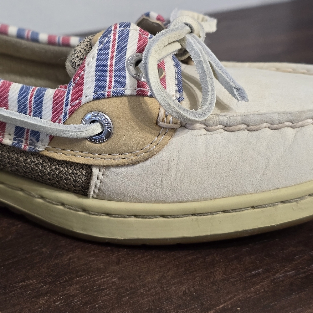 Sperry Angelfish Striped Boat Shoes Women's Size 7.5M - Picture 12 of 13